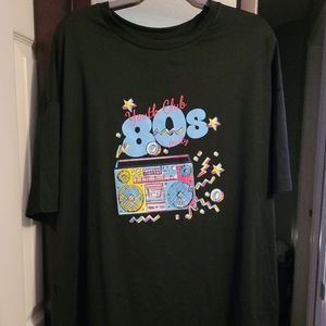 Shein 80's youth club tee shirt size xl